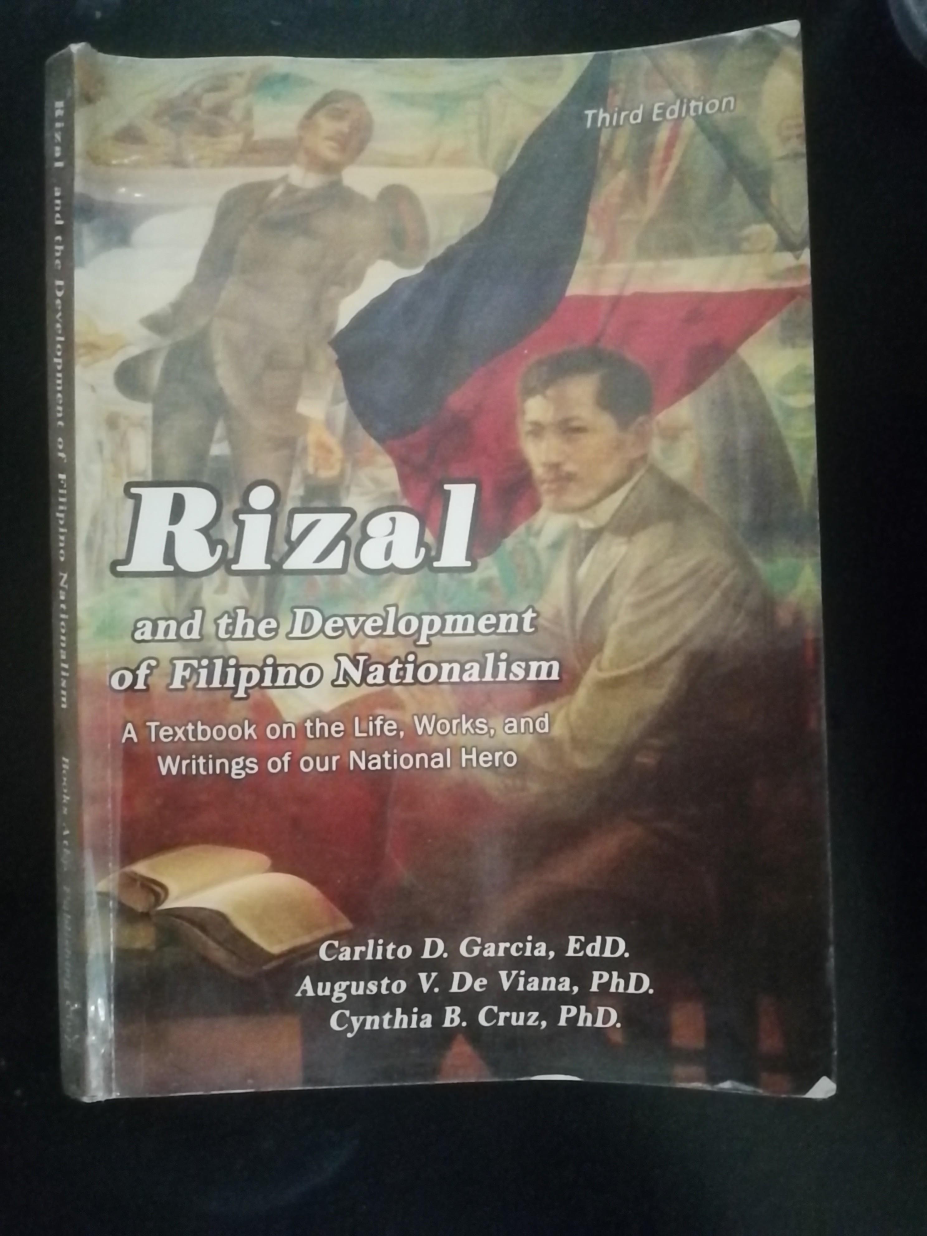 Rizal Textbook (Category: Textbooks) located in Quezon City. Submitted by gabade (Listing ID 1022426245, Image 1). Description: 📖Rizal Textboom📖 ✔️ Condition: In very good condition. Some has very minimal writings some none. Some are already plastic covered (See pictures) ✔️Shipping will be shouldered by the buyer unless if meet-up(has very minimal handling fee) ✔️ PM me for more info ☺️ #makethebest1.