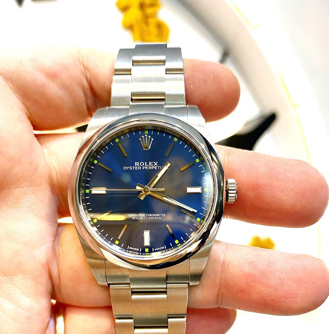 rolex 114300 blue