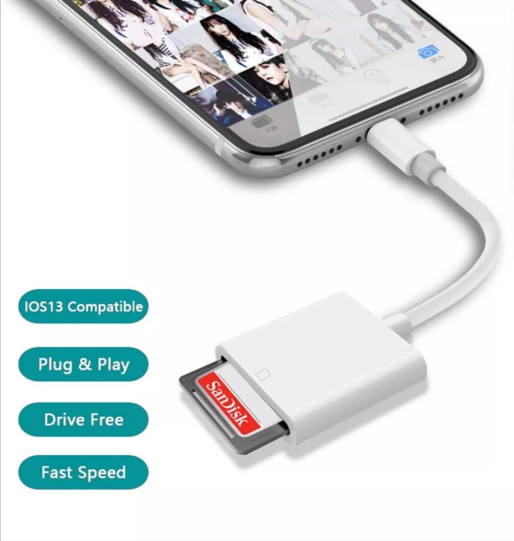 Unilink Tm Sd Card Reader For Iphone Ipad Lightning To Trail And Game Camera Viewer App Not Required Best Buy Canada