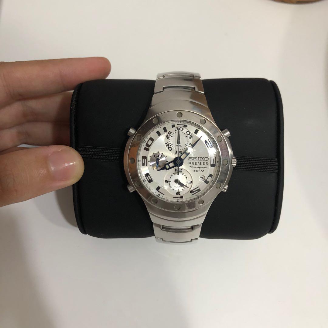 Seiko premier chronograph 100m store
