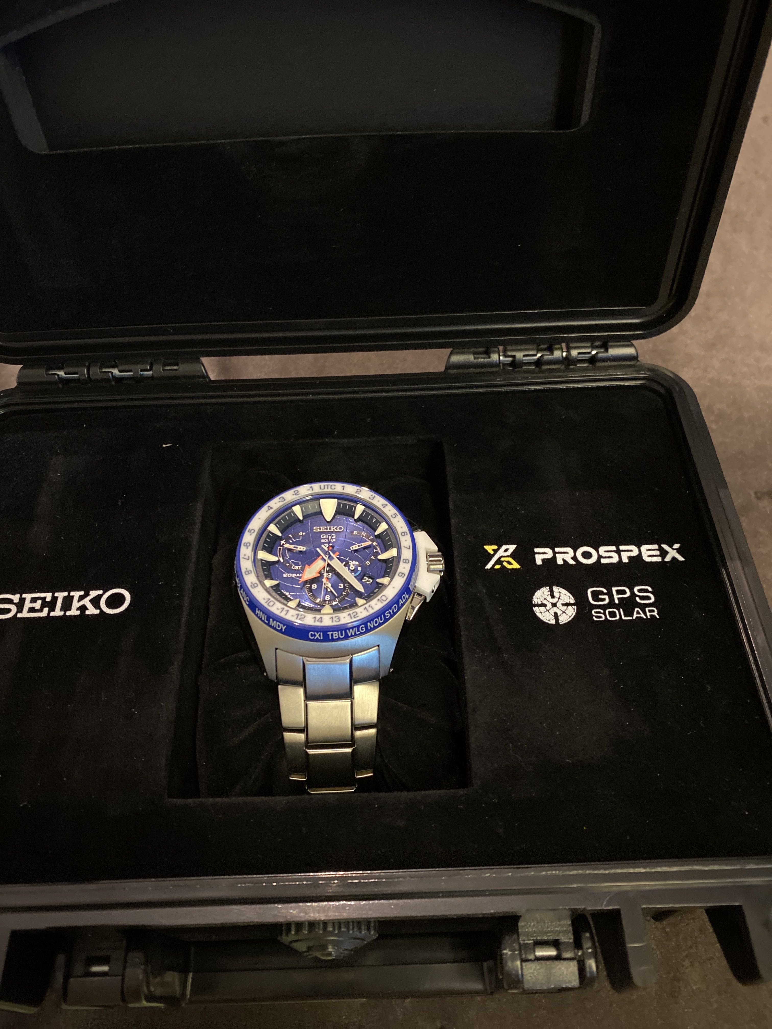 Seiko Prospex GPS solar, Luxury, Watches on Carousell