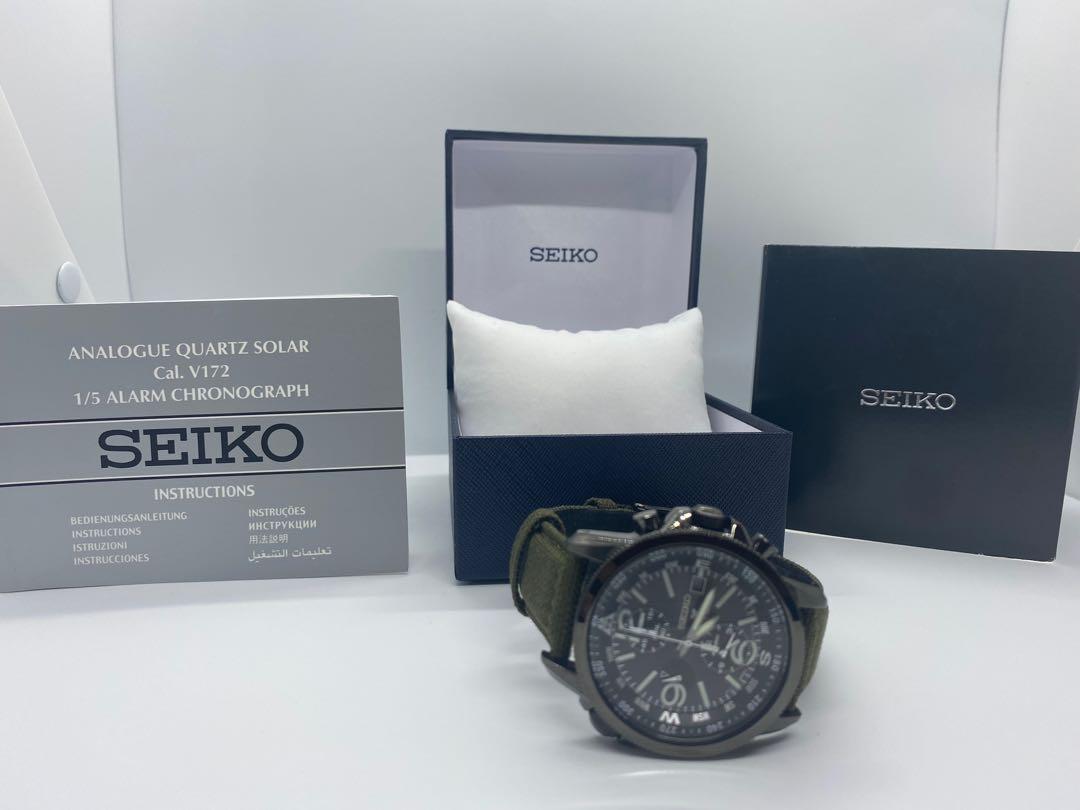 Seiko ssc295p1 prospex cheap solar military chronograph