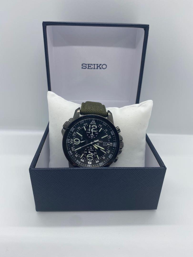Seiko prospex solar military alarm chronograph discount