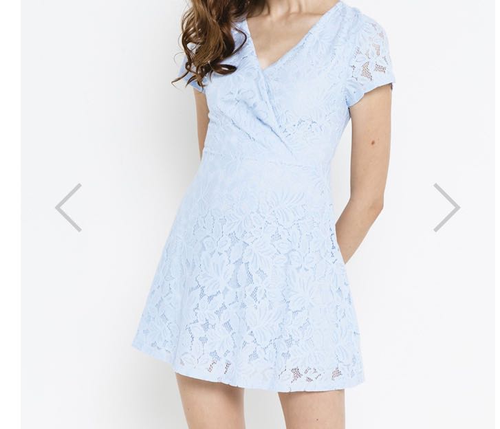 wallis blue lace dress