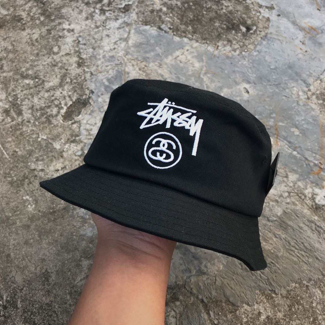 Stussy Bucket Hat, Fesyen Pria 
