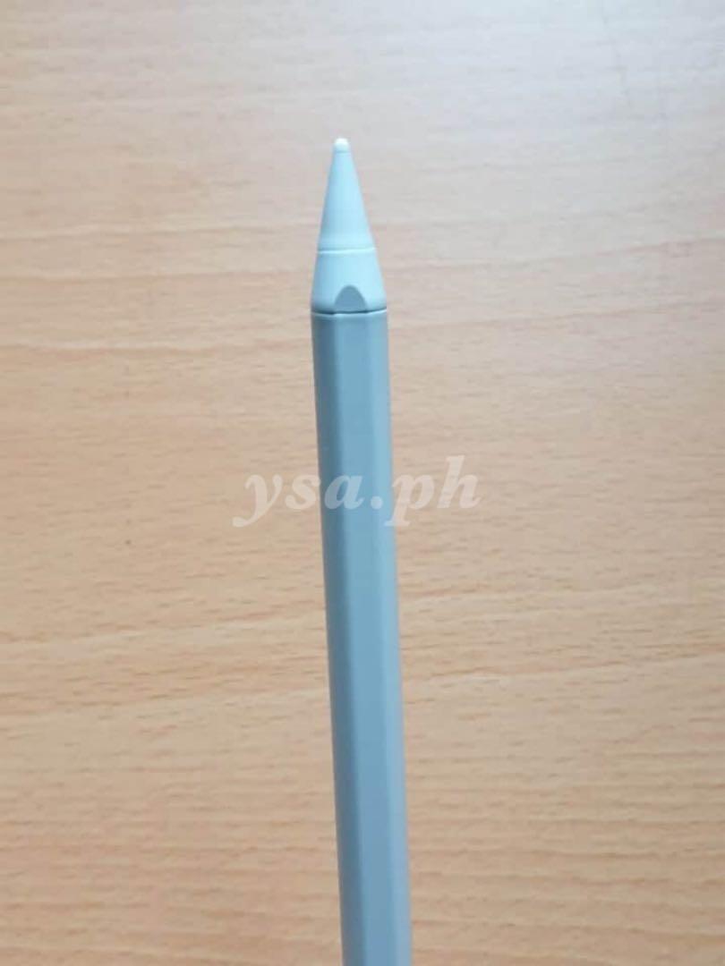 Stylus Pen *like Apple pen 2 (Category: Portable Audio Accessories) located in Pasig City. Submitted by ysawbells (Listing ID 1022542826, Image 2). Description: Magnetic ✅ Palm Rejection ✅ Tilt Technology ❎ Pressure sensitivity Ipads 2017 and below, not compatible. *Ipad not included 😄.