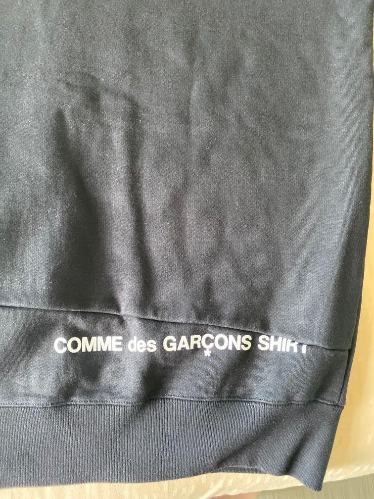 COMME des GARCONS SHIRT Supreme Split BOX Logo Hoodie Black S