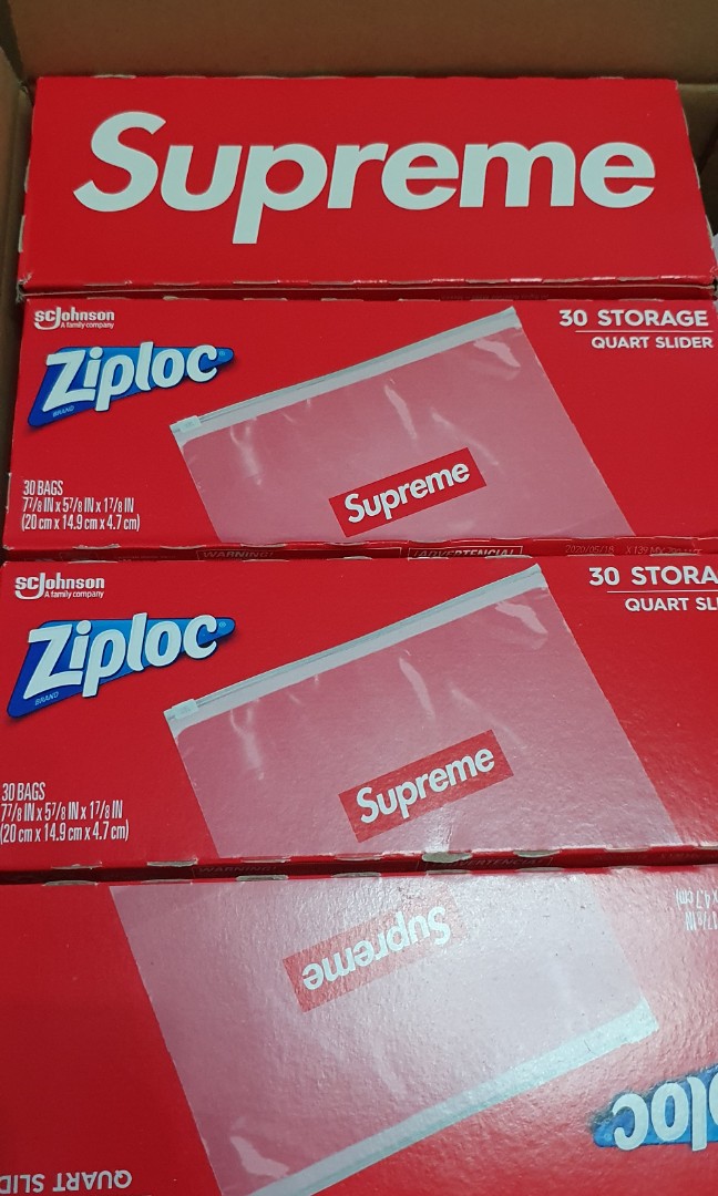 supreme x ziploc