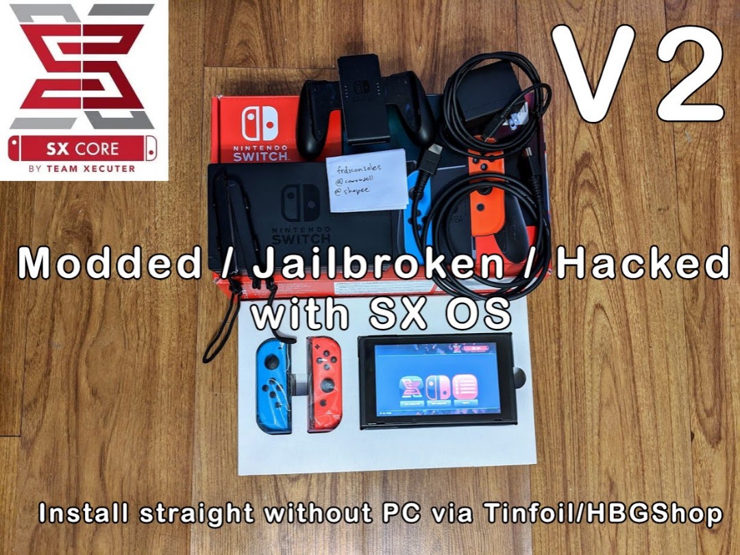 Switch V2 Modded/Jailbreak SXOS, Video Gaming, Video Game Consoles