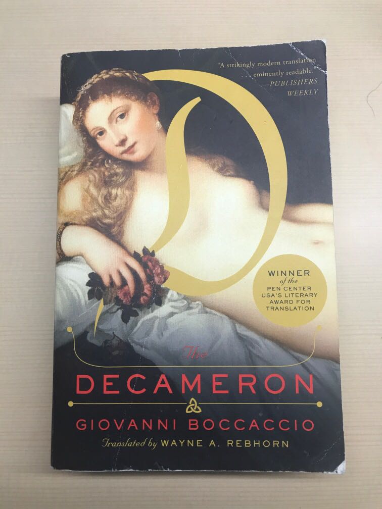 The Decameron By Giovanni Boccaccio Books Stationery Fiction On Carousell