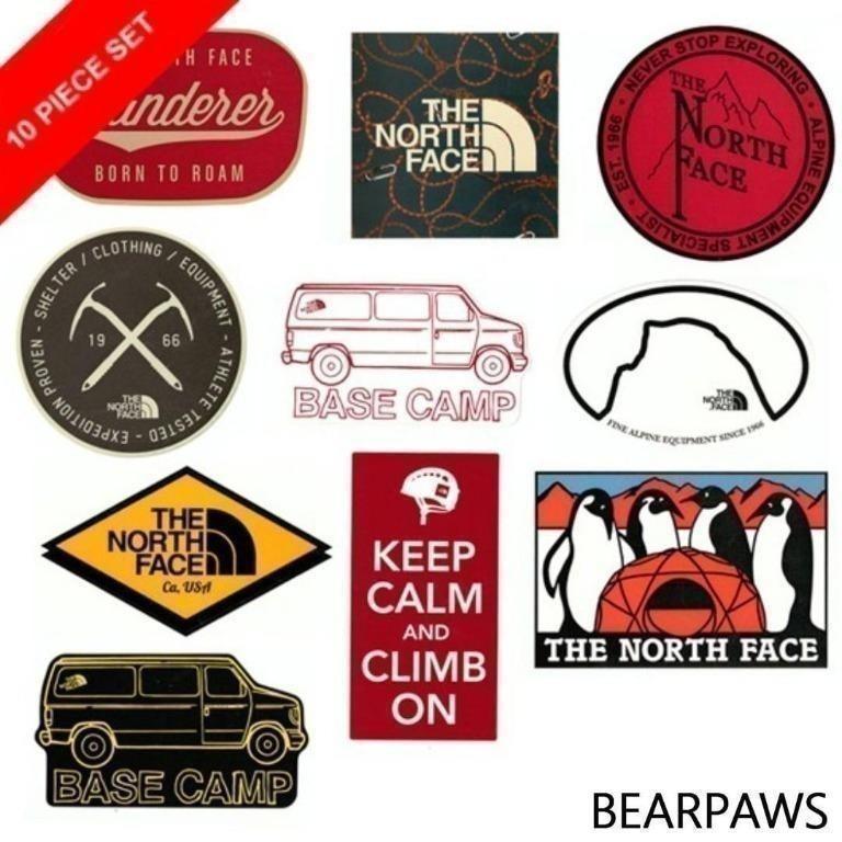 The North Face Explorer Large Luggage Sticker Set