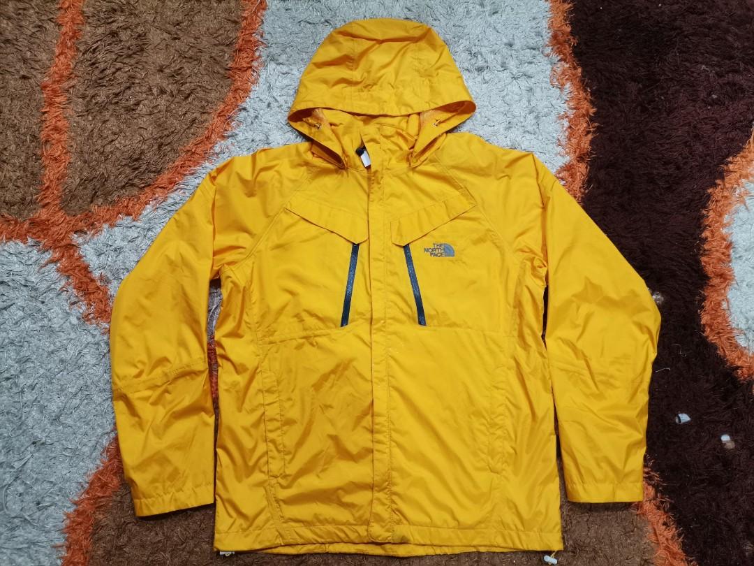 North face sales windbreaker yellow