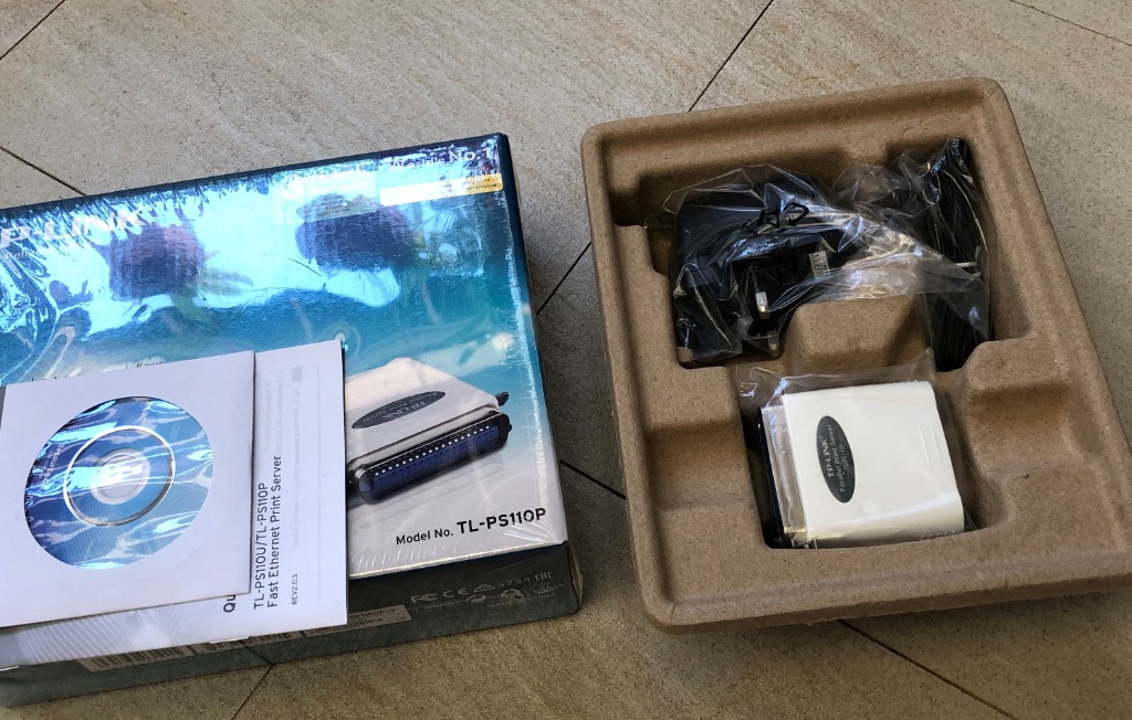 TPLink TLPS110P Single Parallel Port Fast Print Server