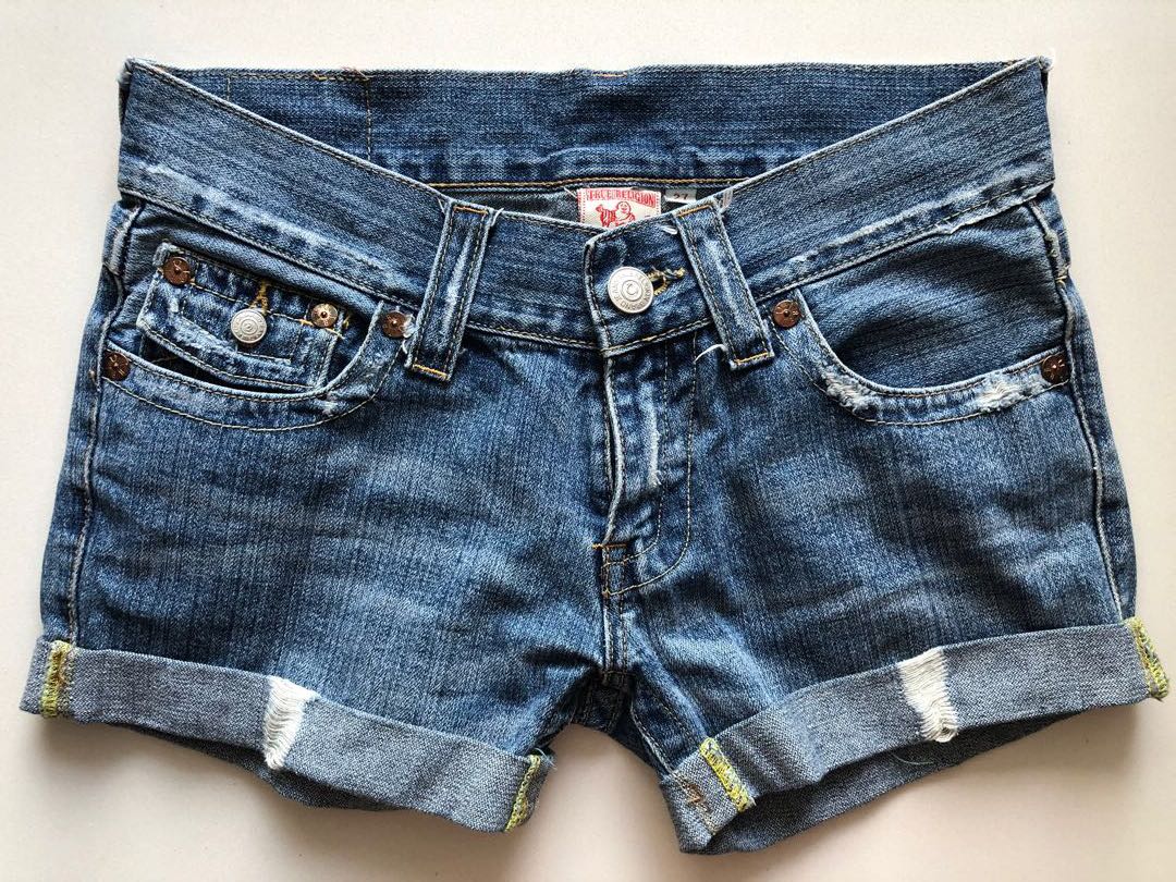 true religion jean shorts womens