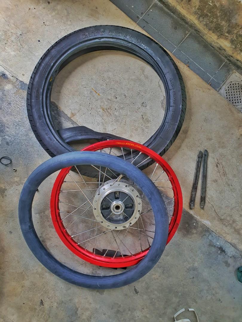 Tube Tyre Replacement Motorcycles Motorcycle Accessories On Carousell