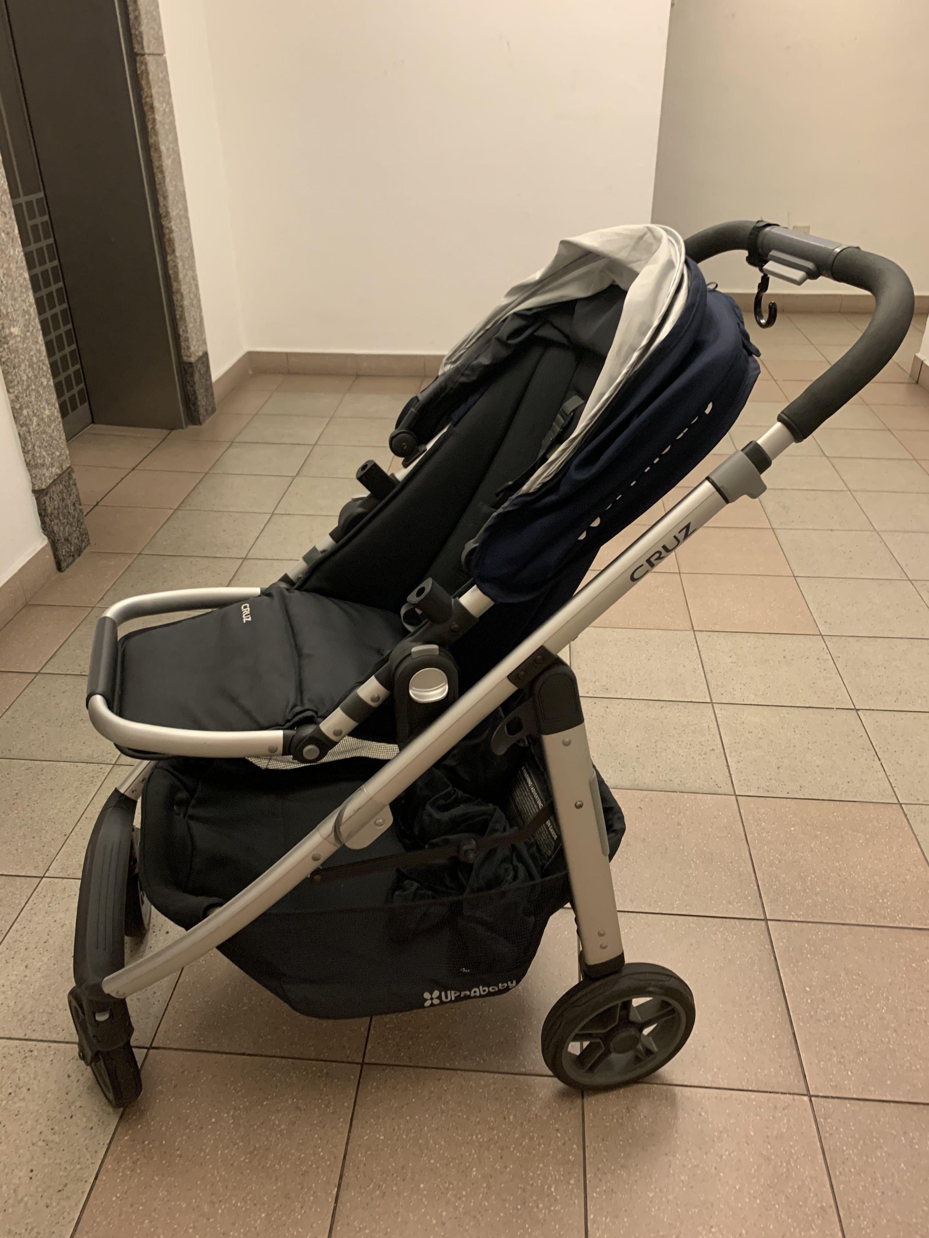 Uppababy Cruz Stroller Navy Blue Babies Kids Going Out