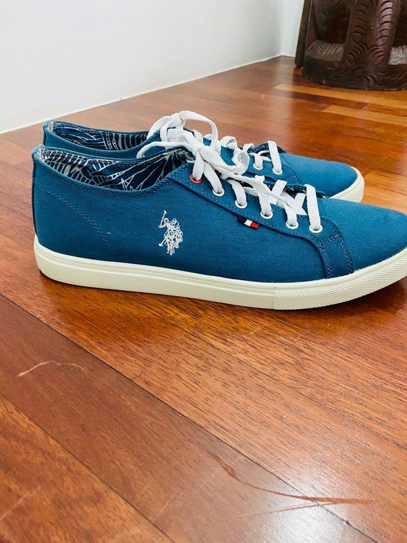 Us Polo Assn Wild Green Color Mens Shoes Men S Fashion Footwear Sneakers On Carousell