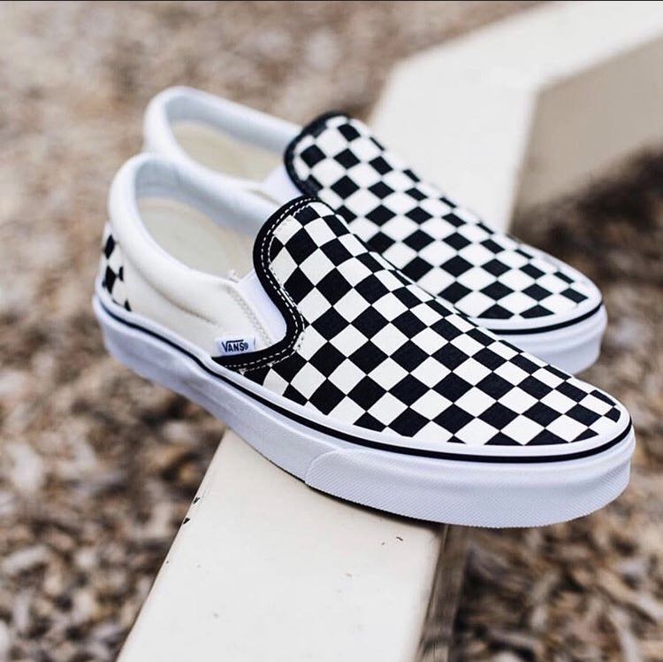 vans check board