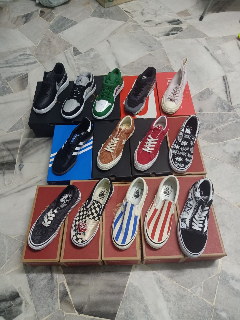 Vans,Nike,Adidas,Converse, Men's 