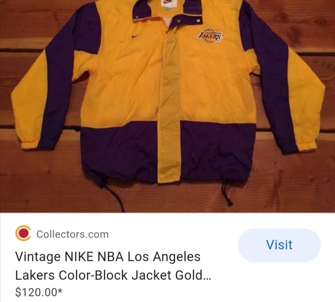 nike lakers track jacket