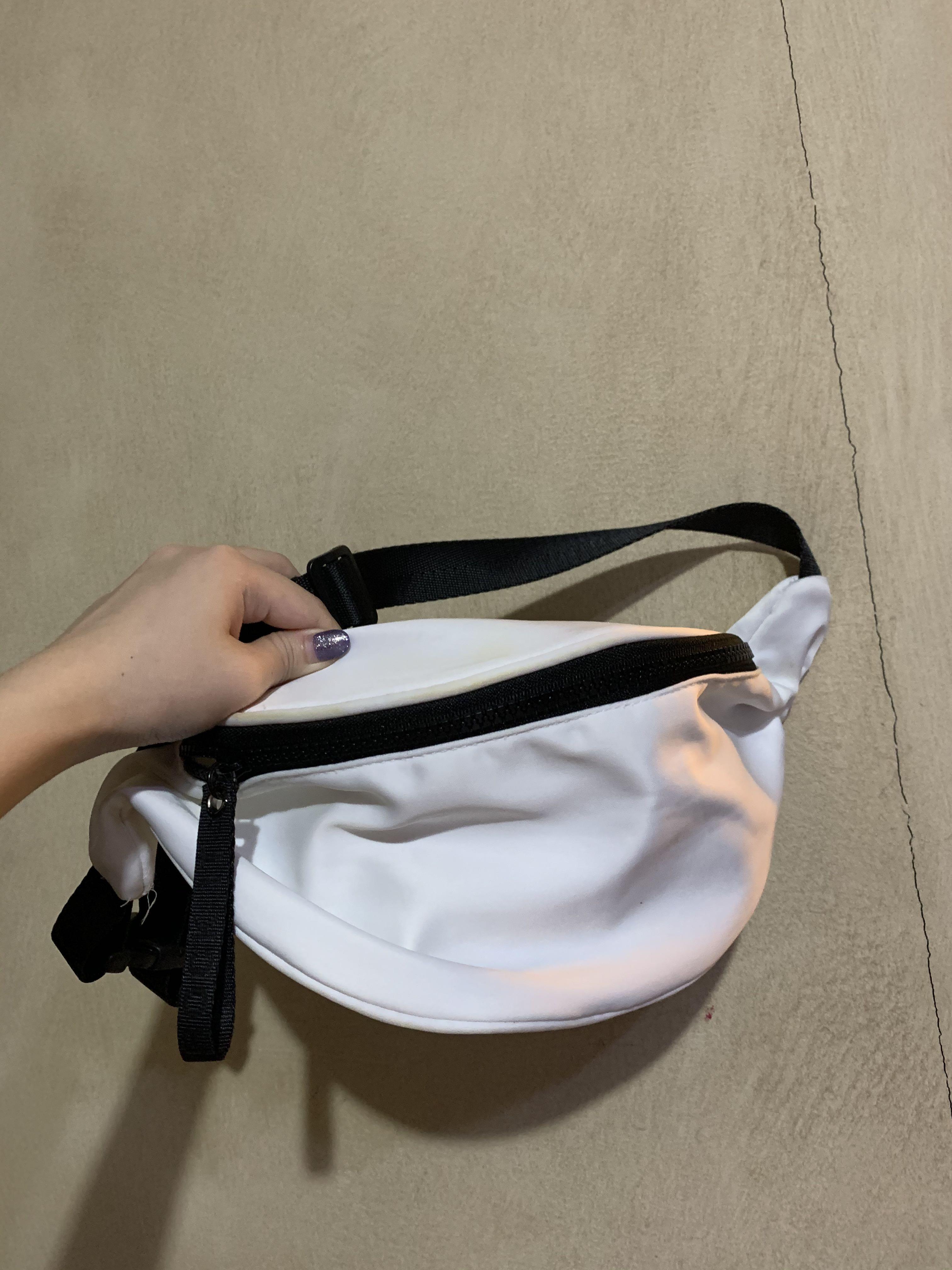 White Bershka Fanny Pack