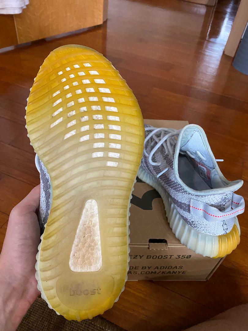 yeezy blue tint sole yellow