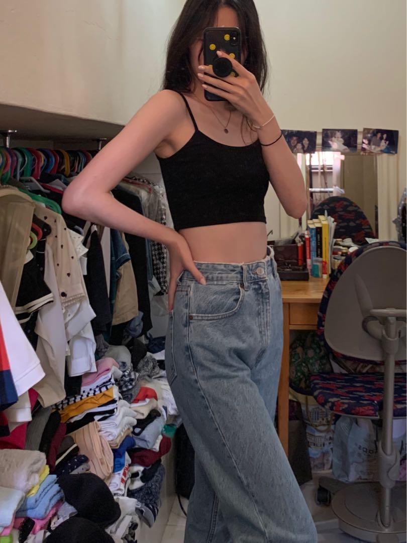 Light blue mom jeans zara Clearance