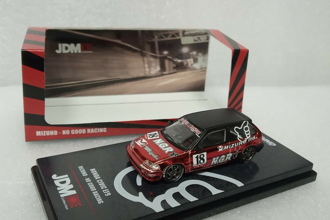 AVAILABLE RARE! 1:64 Inno64 Honda Civic SIR EF9 No Good Racing