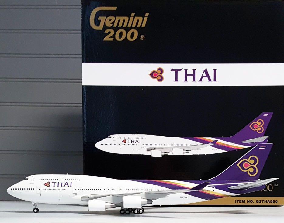 Gemini Jets 1:200 ] 泰國航空Thai Airways 747-400 HS-TGP, 興趣及 ...