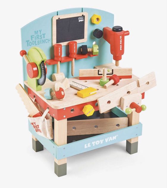 le toy van tool bench wooden set toy 