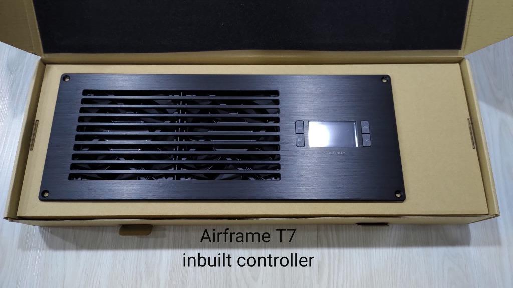 Nirframe T7-n White, AV Equipment Closet and Room Fan System 17