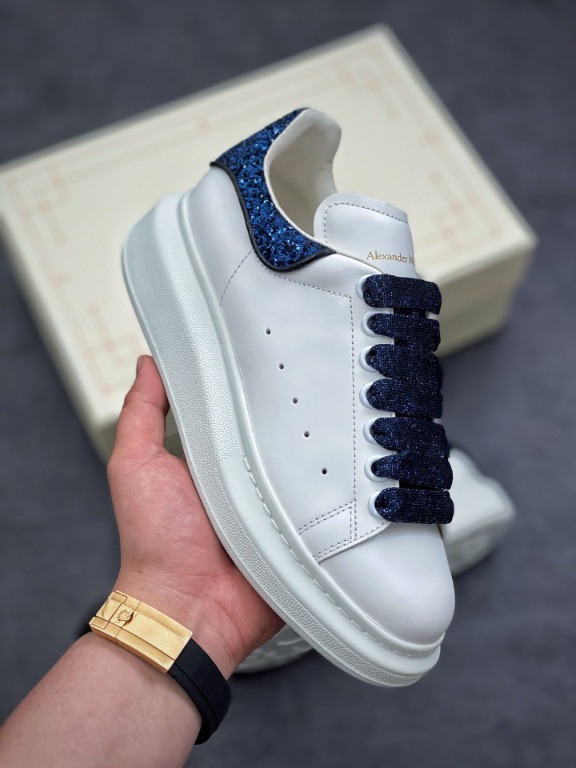 Alexander mcqueen blue white new arrivals