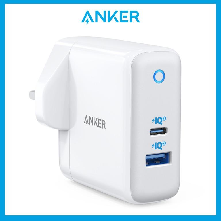 Anker Powerport Atom Iii Piq 3 0 Gan Tech Dualport Charger Mobile Phones Tablets Mobile Tablet Accessories Power Banks Chargers On Carousell