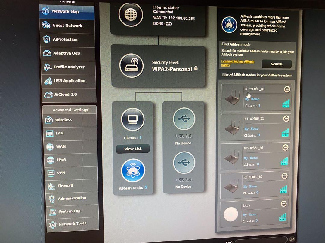 Does Asus Rt N66U Support Aimesh
