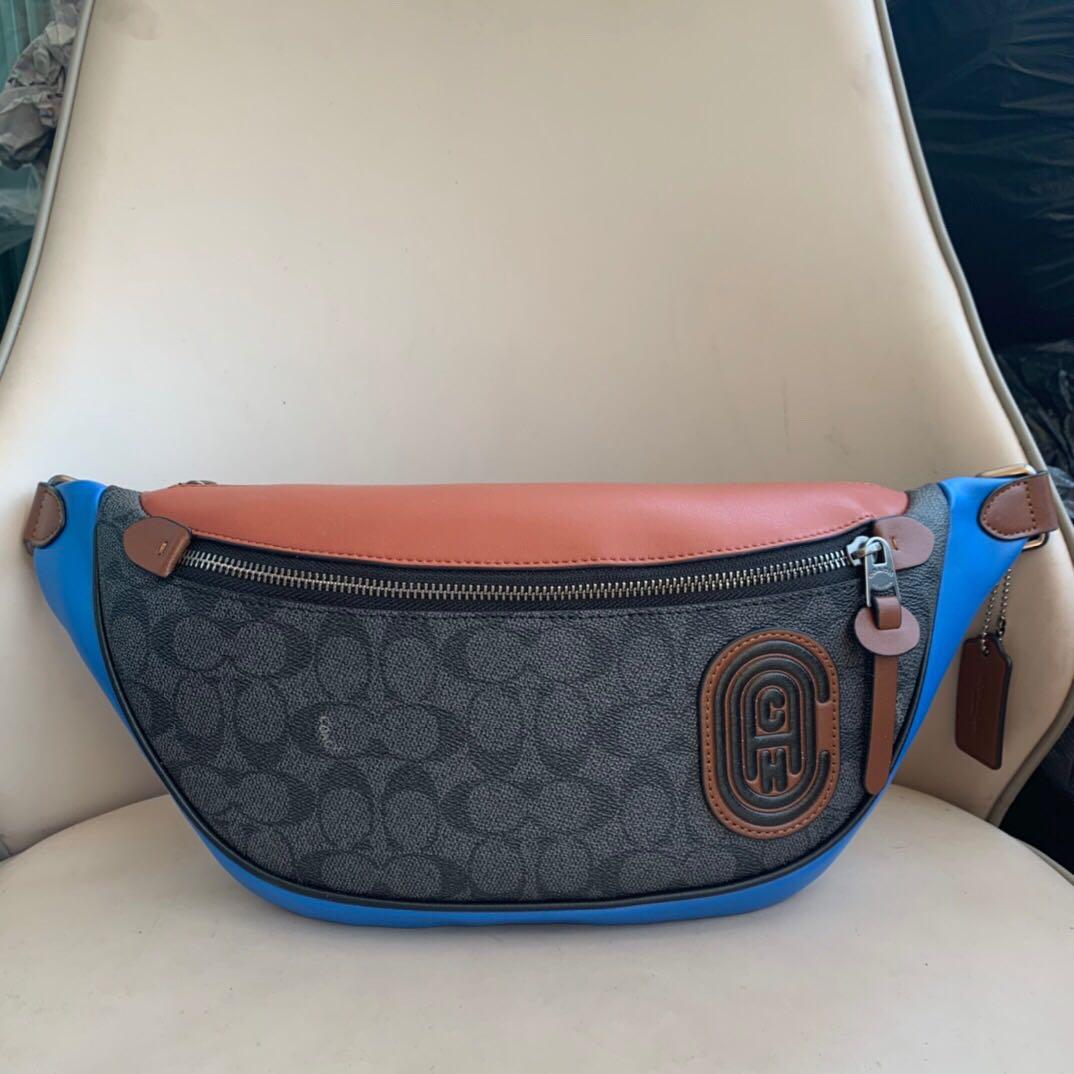 coach orange sling bag