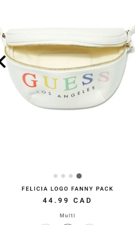 Guess felicia hotsell logo fanny pack