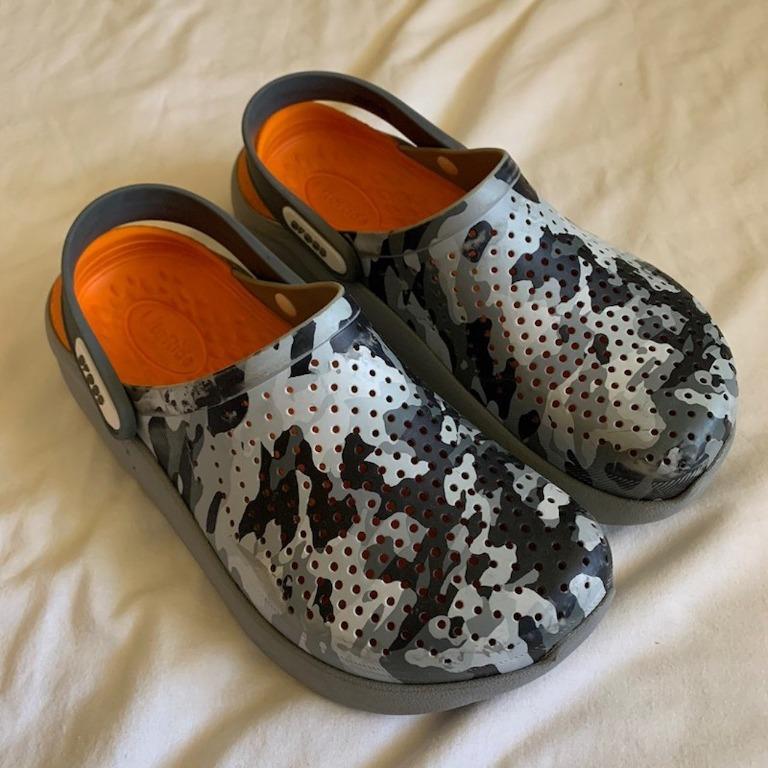 Authentic LITERIDE Camo Crocs