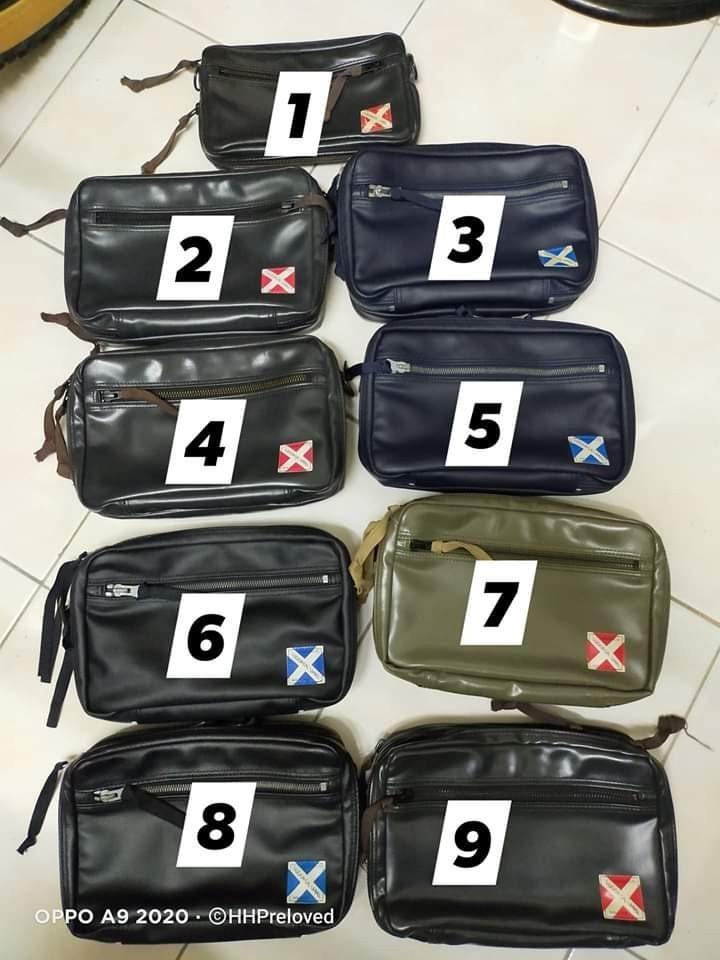 luggage label sling bag