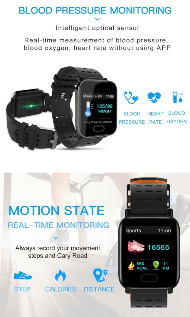 Bakeey a6 smartwatch app online