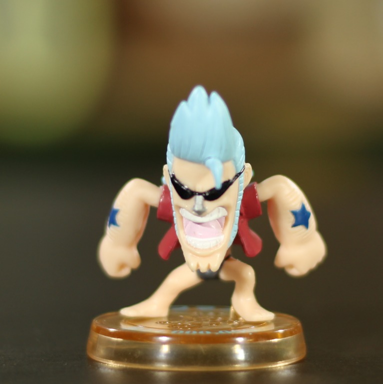 Bandai One Piece Iron Man Franky Gashapon Figure Toys Games
