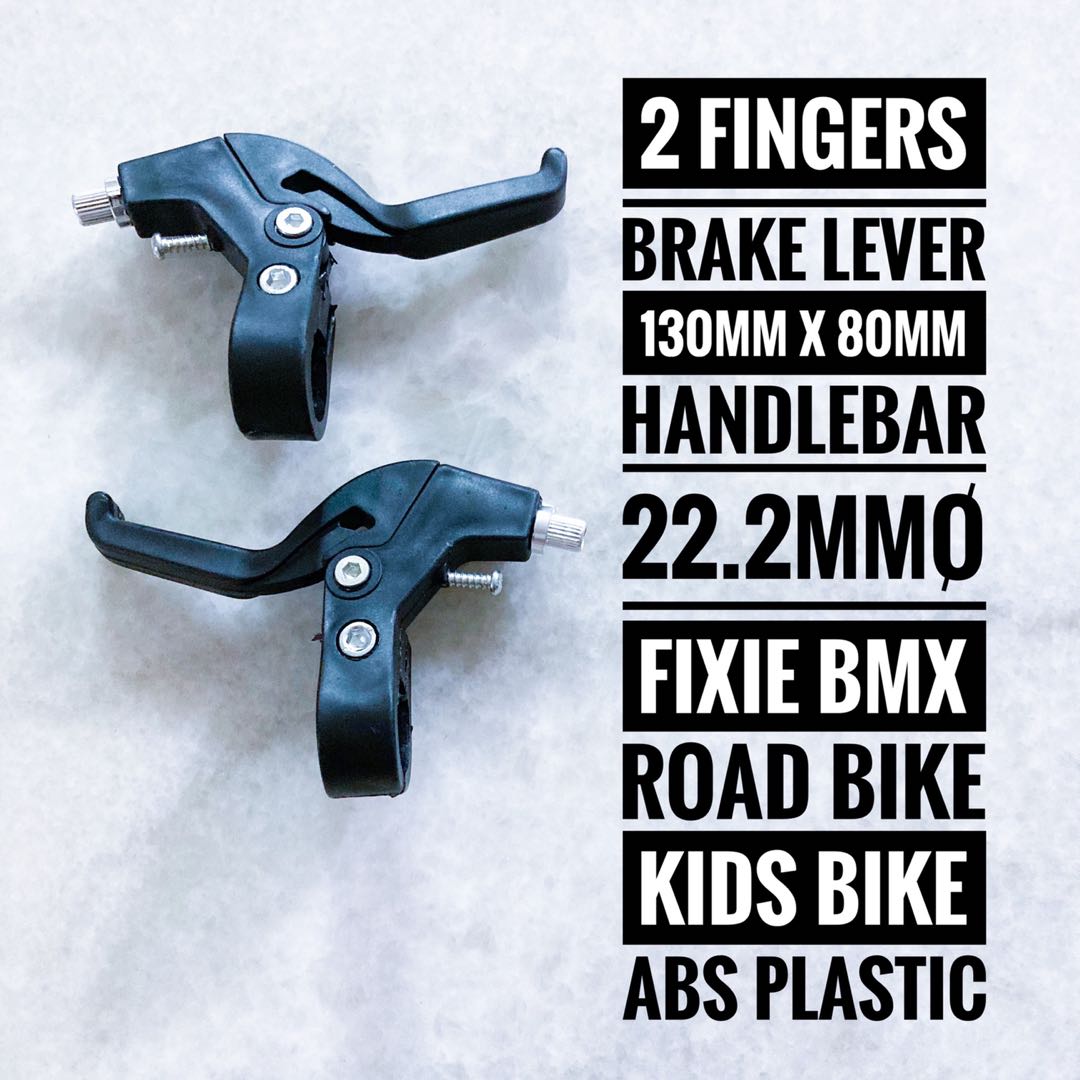 Bicycle Brake Levers 2 Fingers, Sports Equipment, Bicycles & Parts