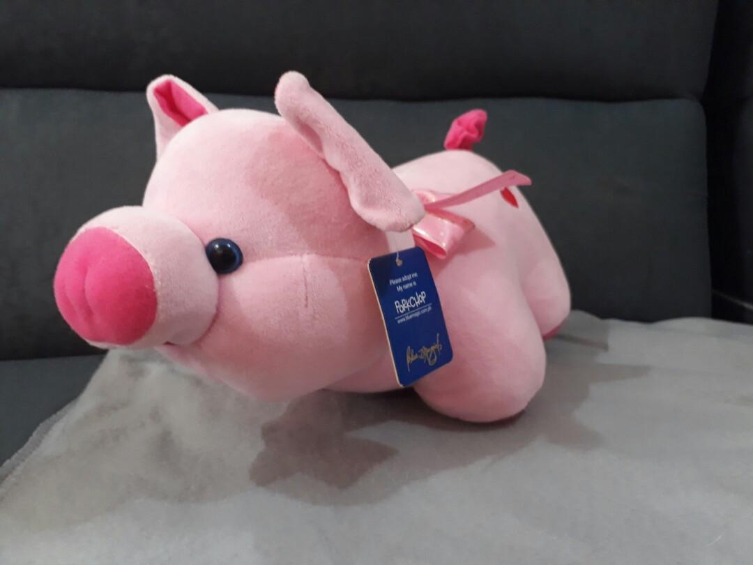 blue magic pig stuff toy