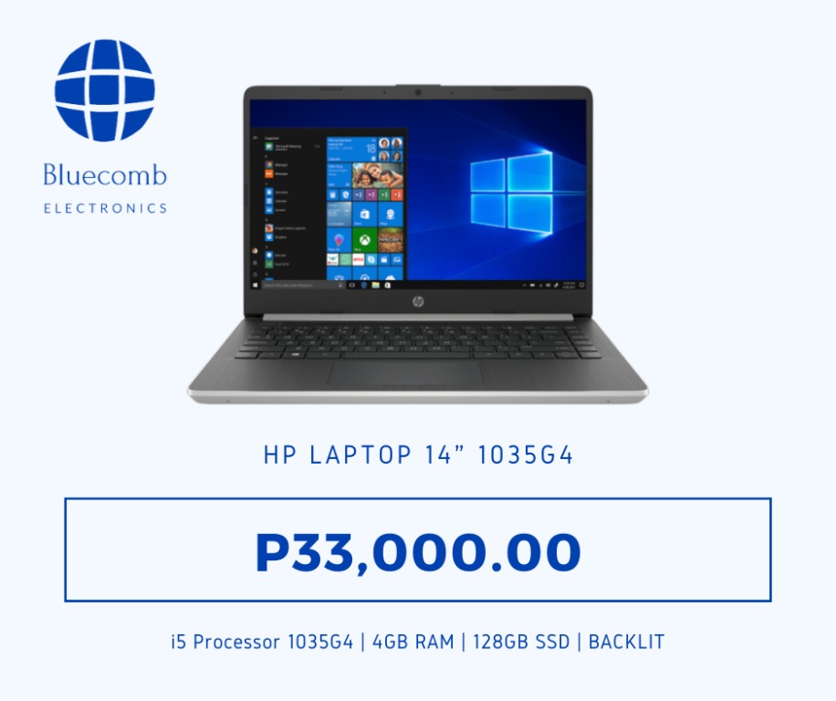 Brand New Hp Laptop I5 Dq1033cl Electronics Computers Laptops On Carousell