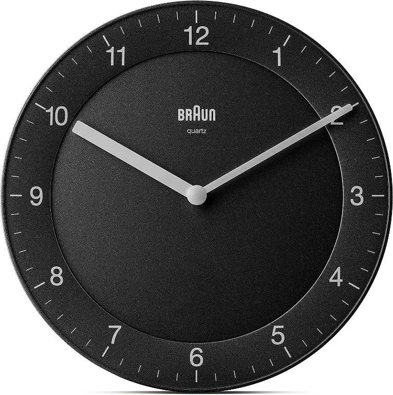 Brand New Stylish Braun Classic Bauhaus Wall Clock With Quiet Quartz Electronics Others On Carousell
