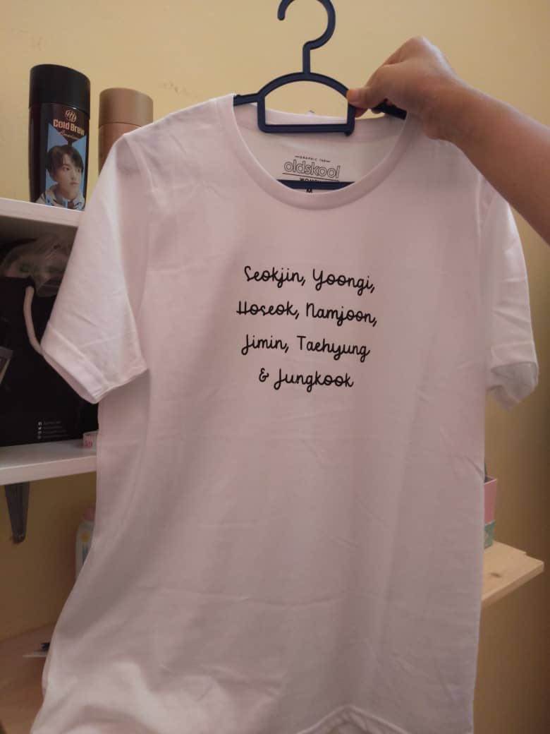 Bts t shirt fos clearance