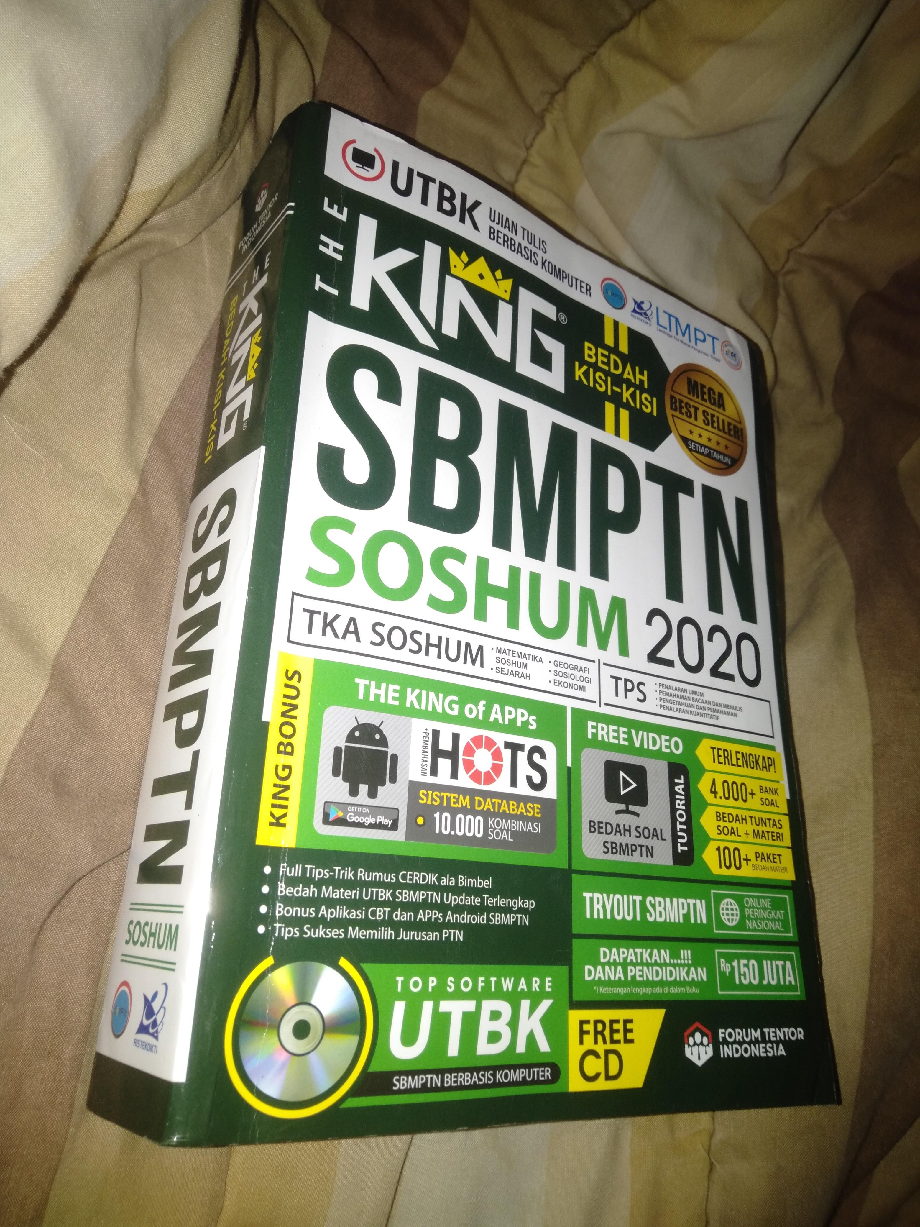 Buku Sbmptn The King / Jual Buku Saintek Asli The King Bedah Kisi Kisi