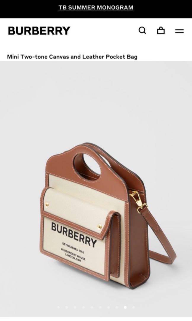 burberry pocket bag