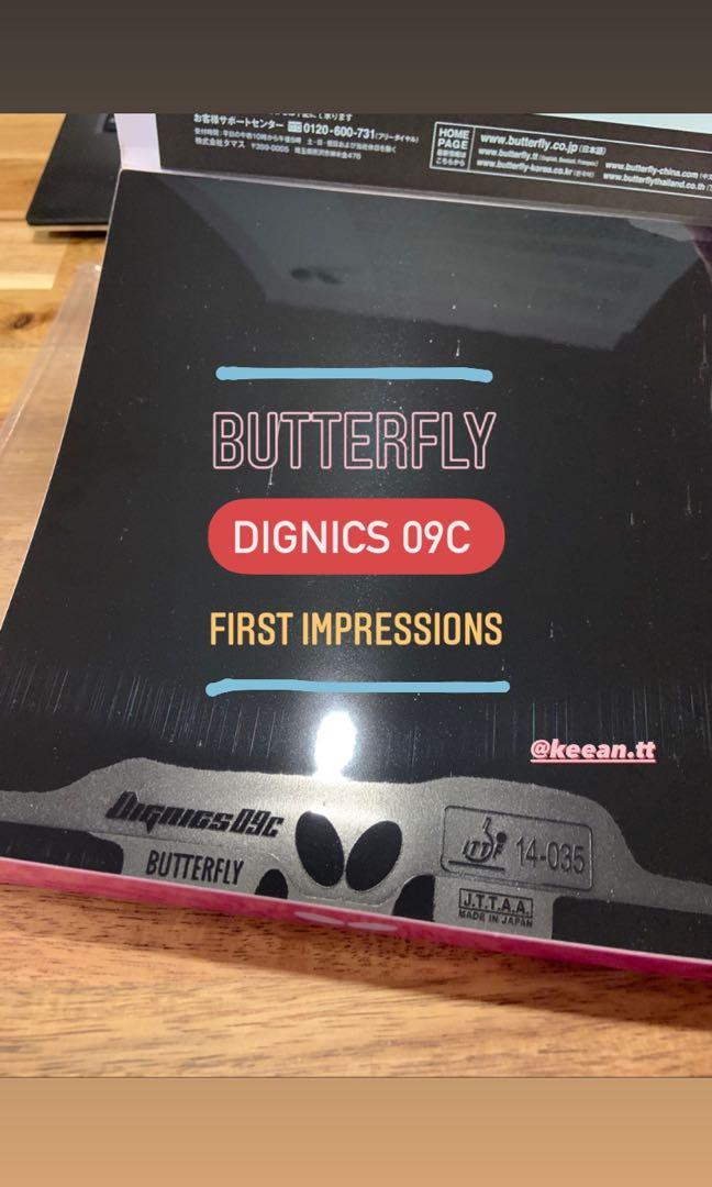 Butterfly Dignics 09c Sports Sports Games Equipment On Carousell