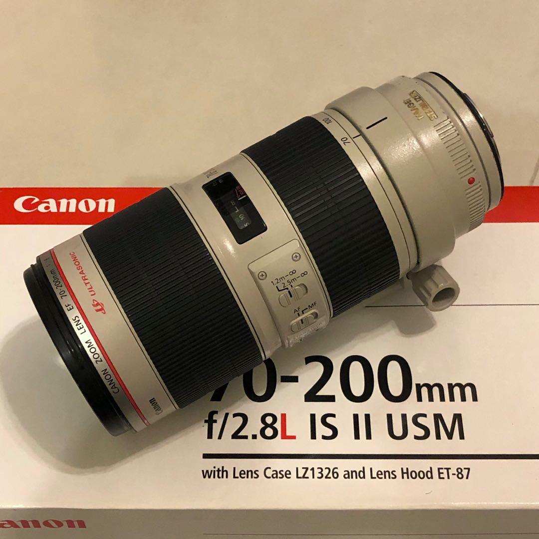 Canon EF 70-200 mm f2.8L IS II USM 2代70-200 2.8, 攝影器材, 鏡頭及