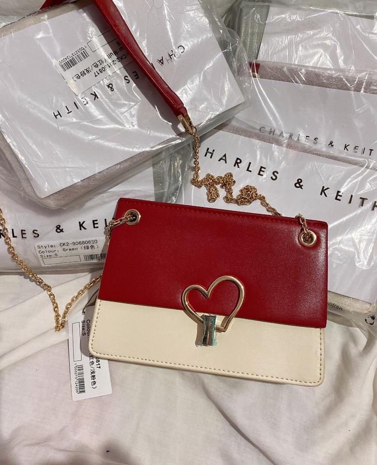 Charles and keith love bag outlet